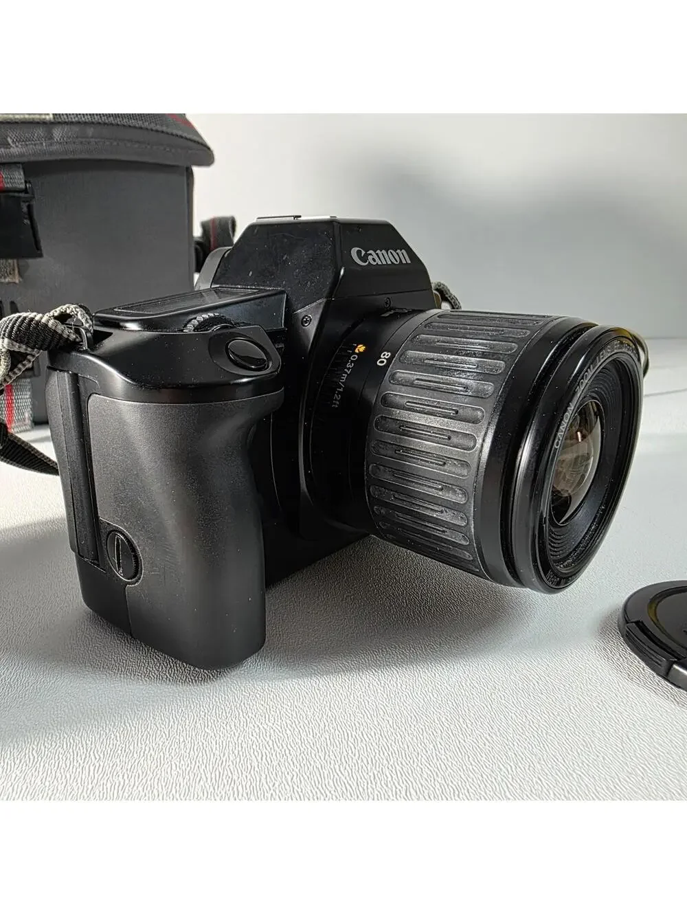CANON EOS 630 35MM SLR FILM CAMERA + 35-80MM LENS & EXTRAS